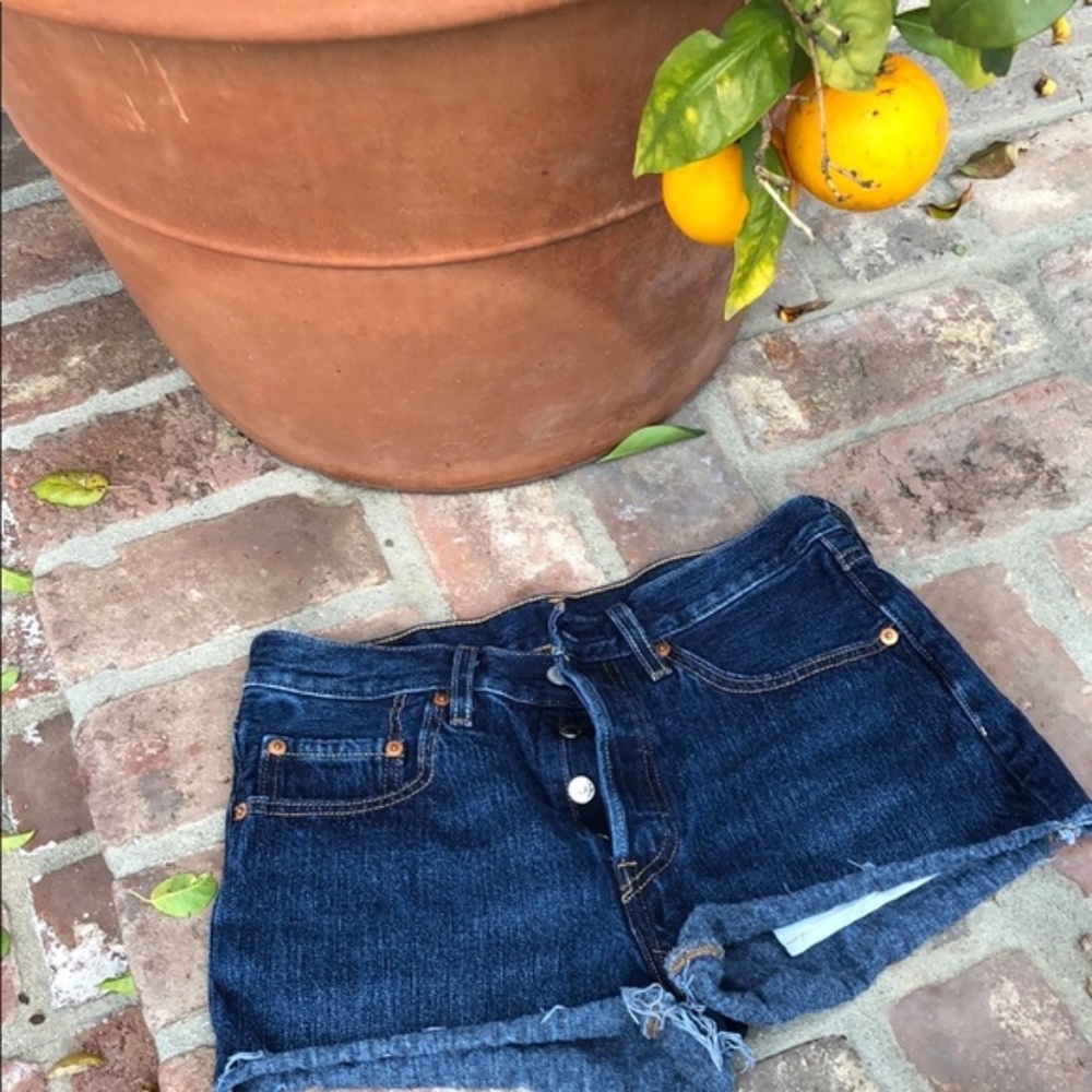 Levi's 501 -  button fly cuttoff shorts